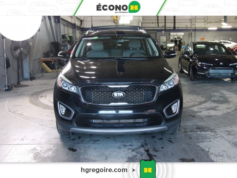 Kia Sorento 821570 | 3.3L EX+ AWC 7 PASSAGERS CUIR CAMÉRA MAGS 2016 Noir Laval - photo #1