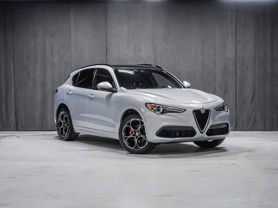 2020 Alfa Romeo Stelvio TI SPORT ASSIST CONDUITE HARMAN KARDON ROUES 20po White