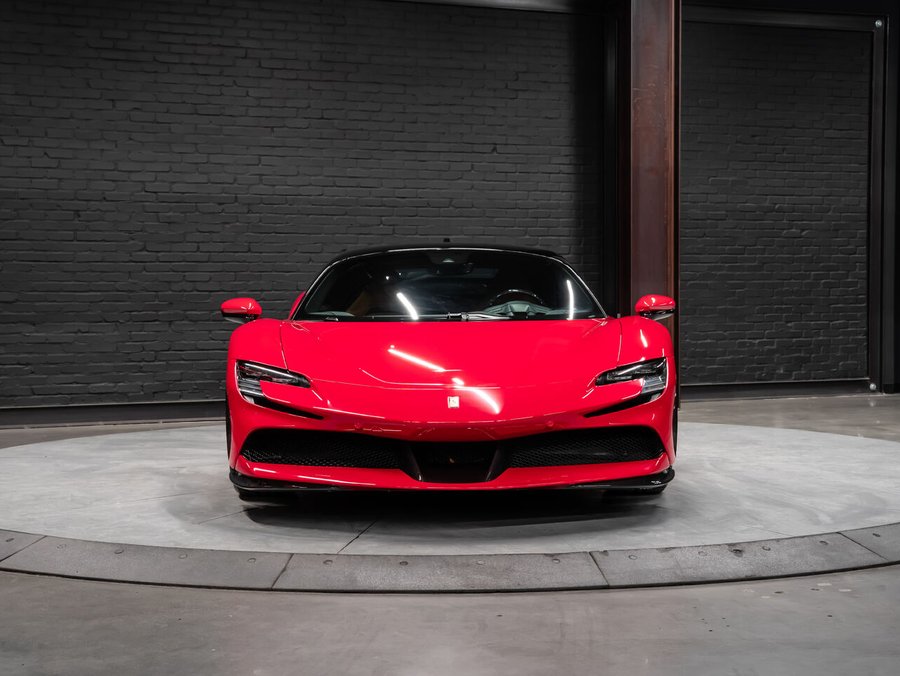 2023 Ferrari SF90 Stradale | Front Lift | Full Front PPF | Carbon Front Lip, Side Skirts, Rear Diffuser, Steering Wheel, Side Red
