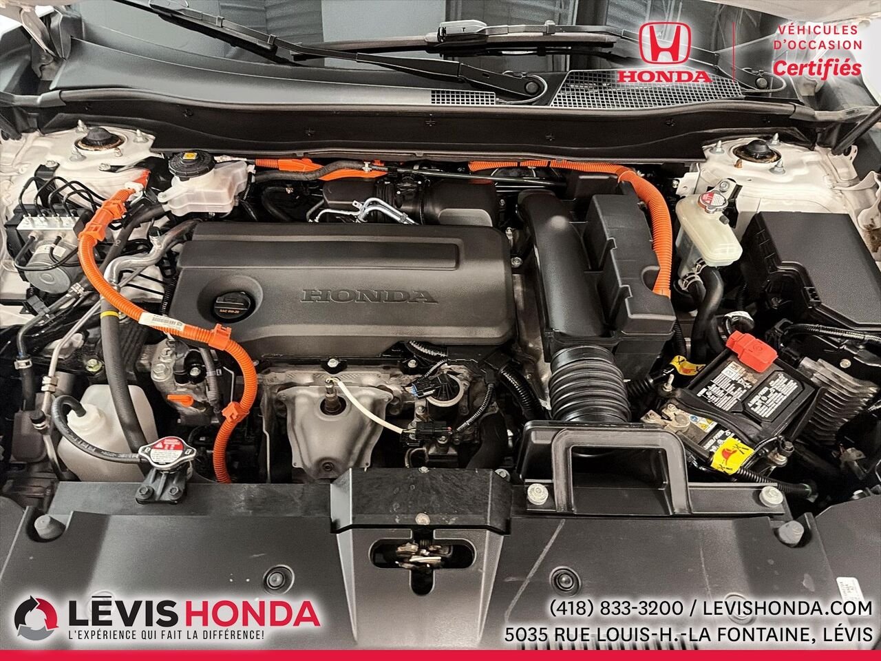 2025 Honda CR-V hybride EX-L Traction Intégrale White Lévis - photo #11