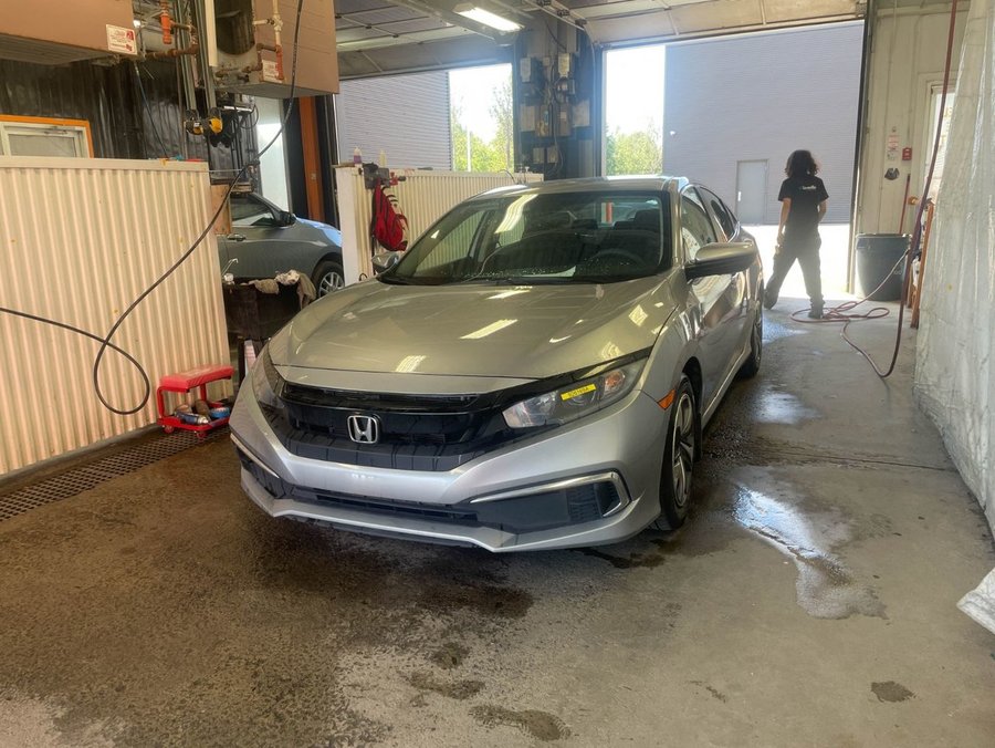 Honda Civic LX AUTO *SIÈGES CHAUF* CARPLAY BLUETOOTH REG ADAPT 2019 Gris