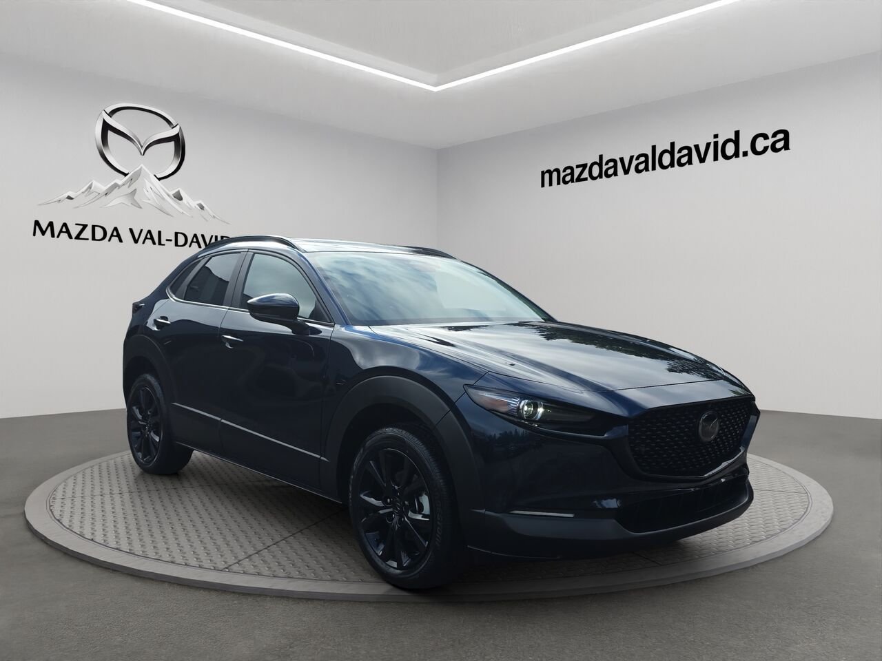 Mazda CX-30 GT, traction intégrale, sièges en cuir, caméra 360°, toit ouvrant, Bose 12 HP, affichage tête 2026 Bleu cristal foncé mica Val-David - photo #8