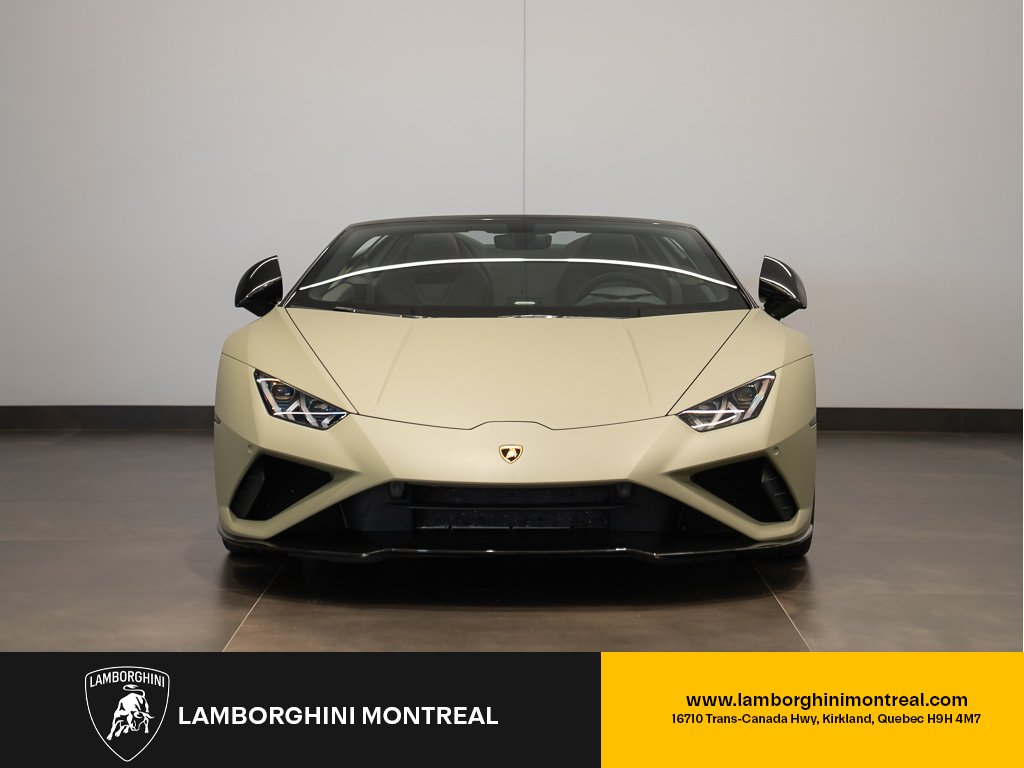Lamborghini Huracan Evo RWD Spyder | Selezione 1 Year CPO | Wrapped (Original Paint Red) 2021 Vert Kirkland - photo #1