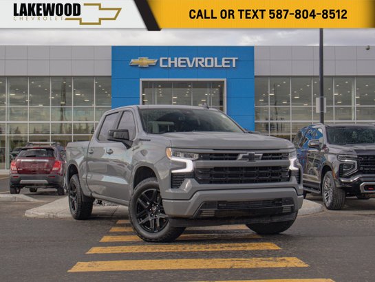 2024 Chevrolet Silverado 1500 RST True North 5.3L | Aftermarket Leather Suede Heated Seats Grey