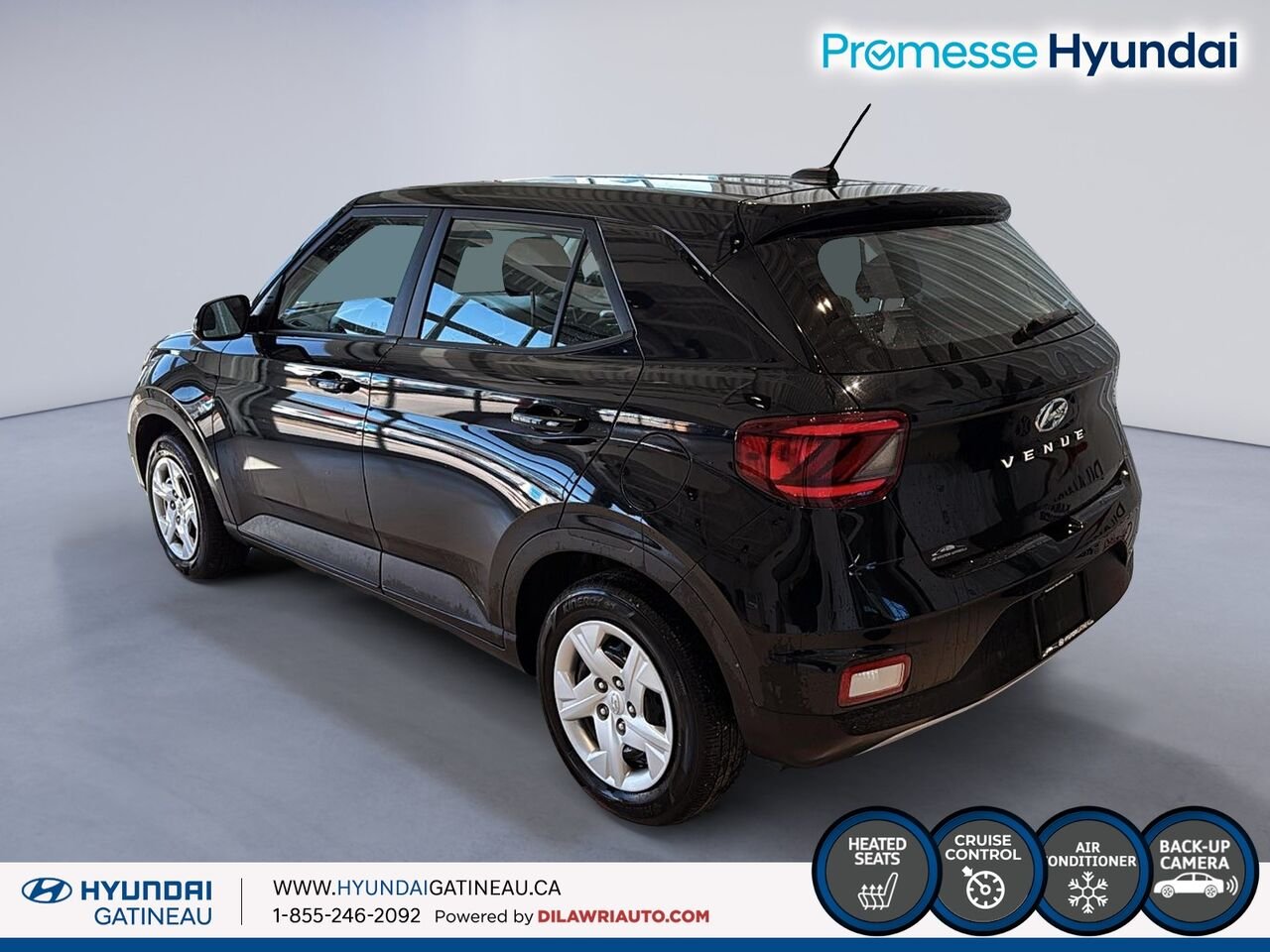 2023 Hyundai Venue Black Gatineau - photo #3