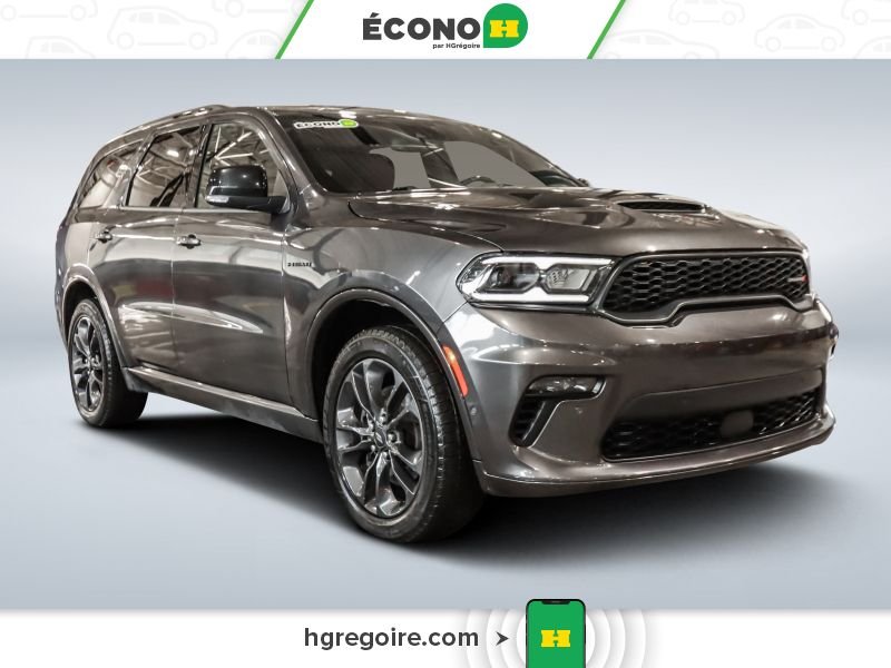 Dodge Durango R/T AWD CUIR TOIT NAV BLUETOOTH CAMÉRA MAGS 2021 Gris