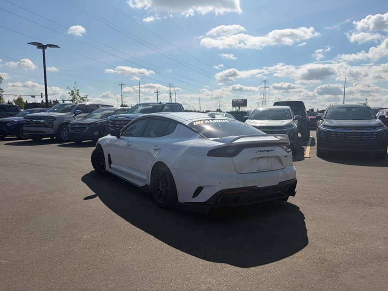 2019 Kia Stinger GT Limited AWD White Sherwood Park - photo #3