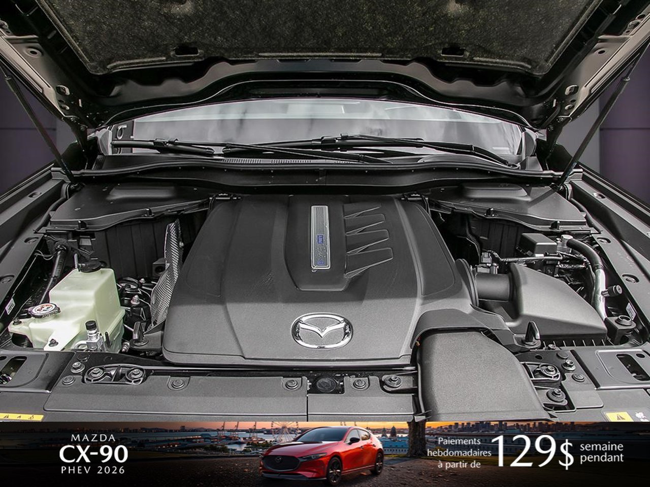 2026 Mazda CX-90 PHEV JM3KKDHA0T1401576 Jet Black Mica Mirabel - photo #5
