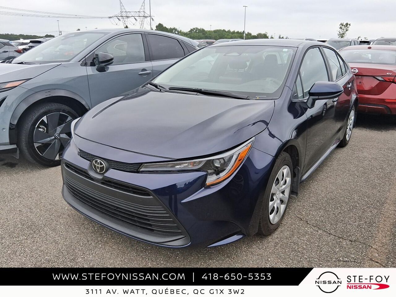 Blue 2026 Toyota Corolla Sedan Front-Wheel Drive Continuously Variable Transmission