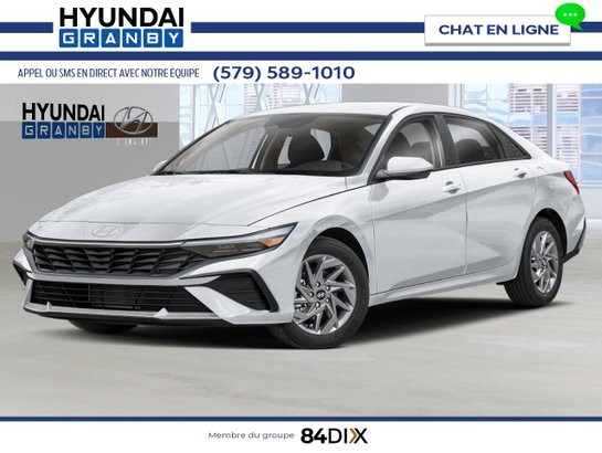 HYUNDAI Elantra Preferred IVT avec ensemble technologie 2025 Blanc Atlas