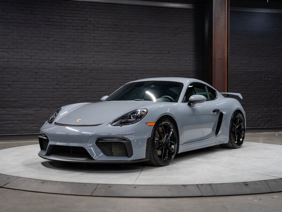 2023 Porsche 718 Cayman GT4 | Sport Chrono | Auto Rev Match | 6 Speed Manual Grey