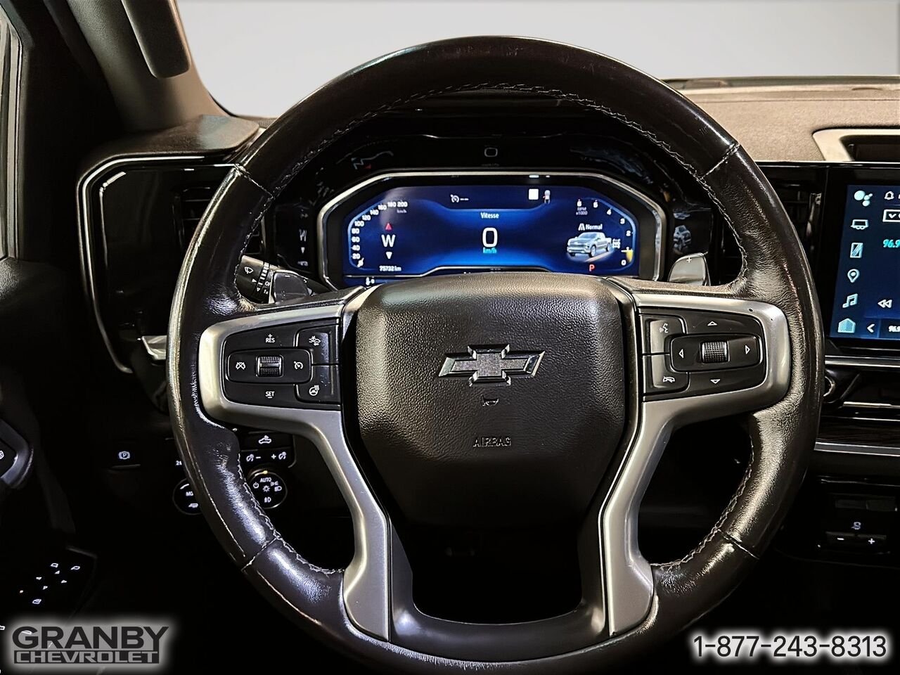 Chevrolet Silverado 1500 RST crewcab diesel boite 6.6 | G3547 2022 Blanc Granby - photo #15