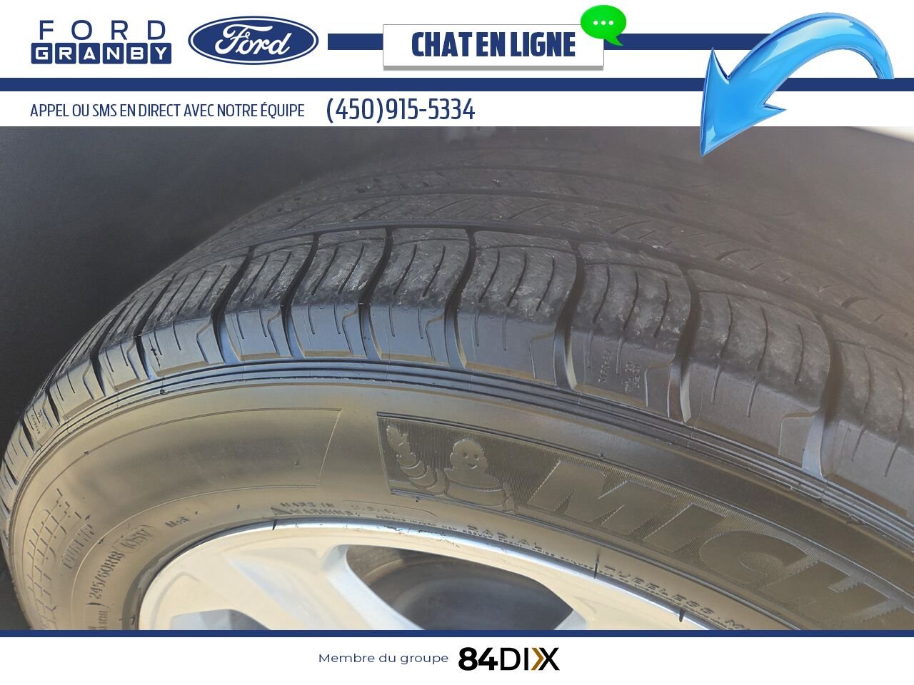 Ford Edge 2022 Blanc Granby - photo #25