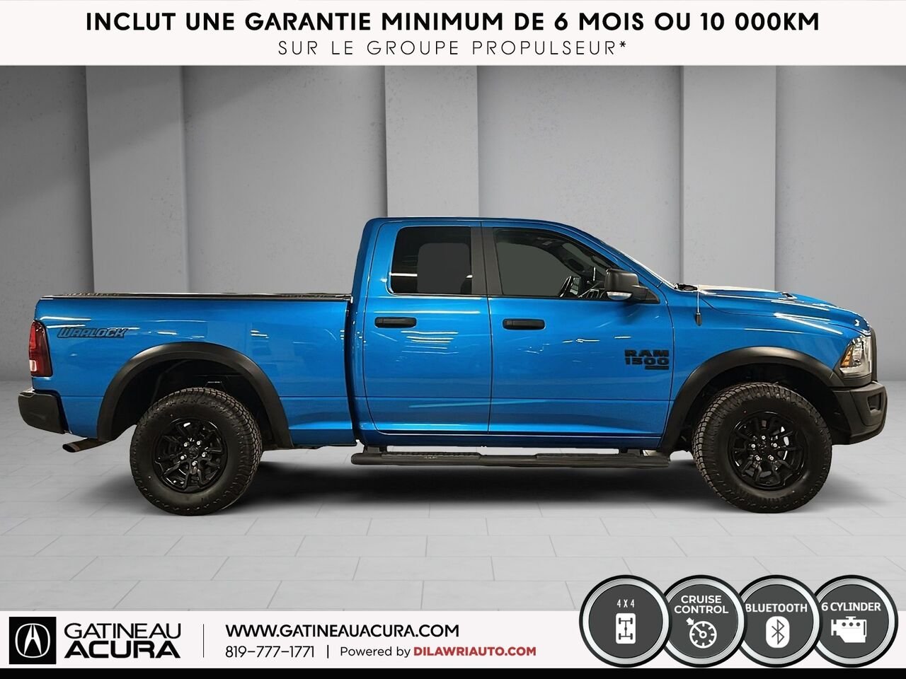 Ram 1500 Classic Warlock Quad Cab 4x4 2021 Bleu Gatineau - photo #10