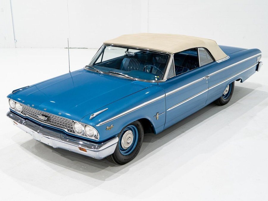 Ford Galaxie 500 1963 1963 Bleu