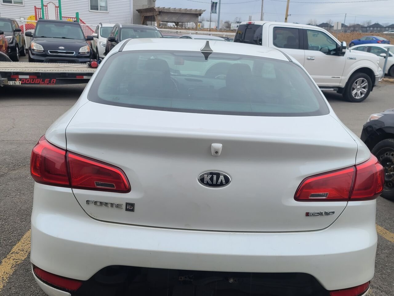 2014 Kia Forte Koup White  - photo #4
