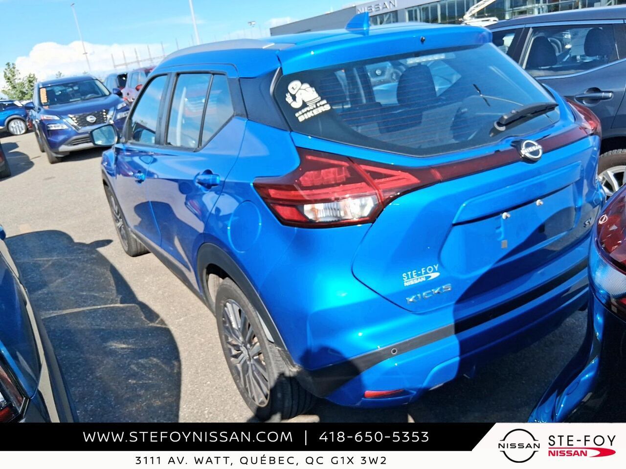 Blue 2024 Nissan Kicks SUV / Crossover Front-Wheel Drive Continuously Variable Transmission