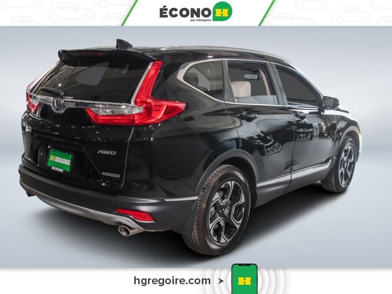Honda CRV 821256 | TOURING AWD A/C CUIR TOIT MAGS 2018 Noir Laval - photo #6