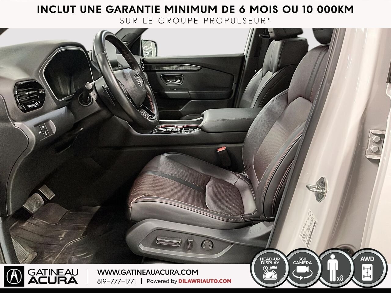 Honda Pilot Black Edition AWD 2024 Blanc Ottawa & Gatineau - photo #25