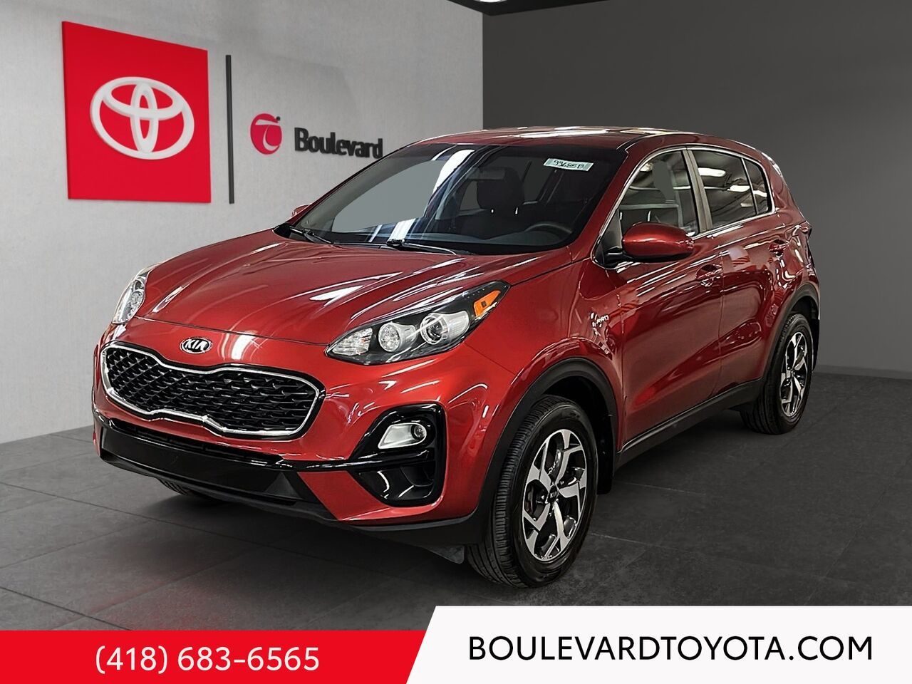 Red 2021 Kia Sportage SUV / Crossover All-Wheel Drive Automatic
