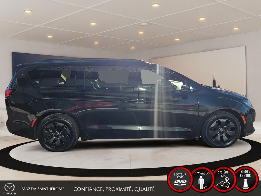 2020 Chrysler Pacifica Hybrid LIMITED S | JAMAIS ACCIDENTÉ | HYBRIDE RECHARGEABLE | TOIT PANO | CUIR | TV/DVD Black