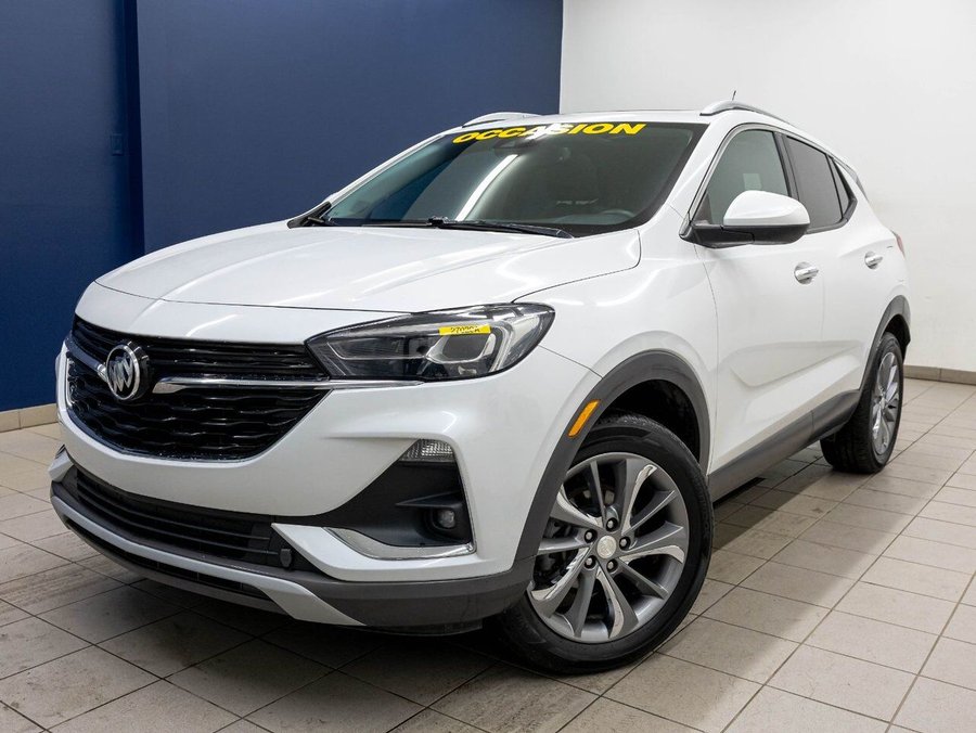 Buick Encore GX ESSENCE AWD *TOIT* SIÈGES CHAUF HAYON ELEC CARPLAY 2022 Blanc