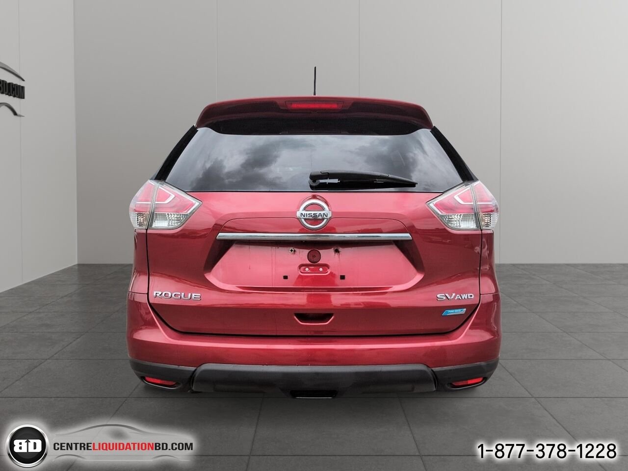 Nissan Rogue Traction intégrale 4 portes SV | BD0389 2014 Rouge Granby - photo #6