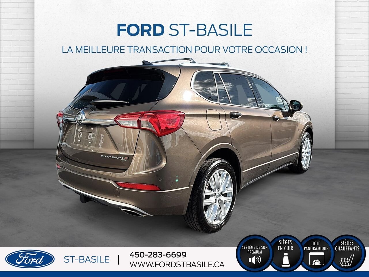 2019 BUICK ENVISION Brown Saint-Basile-le-Grand - photo #8