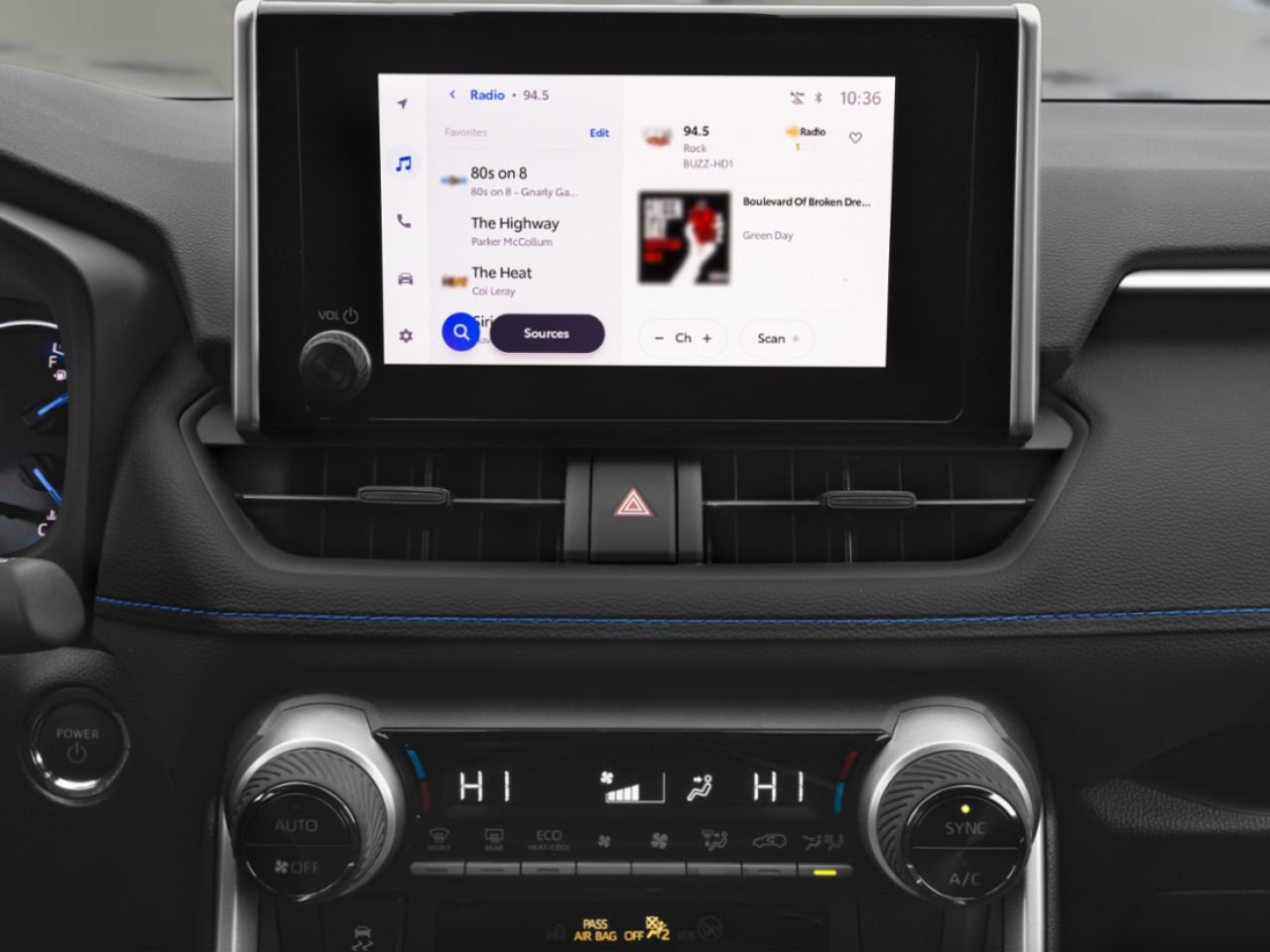 2025 Toyota RAV4 HYBRID SE AWD / HEATED SEATS / MOONROOF / ALLOY WHEELS / CARPLAY AND ANDROID AUTO Blue Mississauga - photo #9