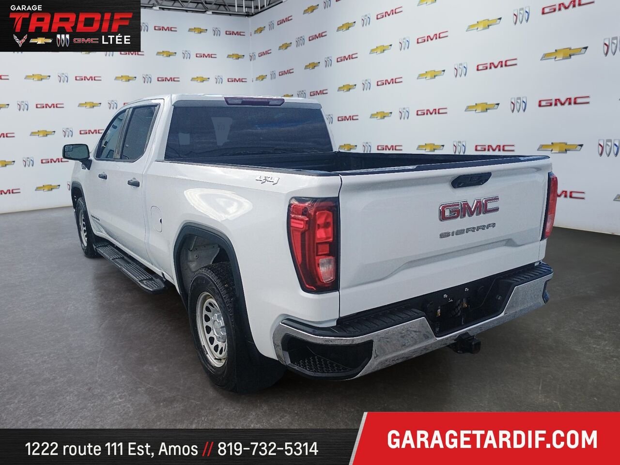 GMC SIERRA 1500 4WD CREW CAB PICKUP 46790A 2022 Blanc Amos - photo #3