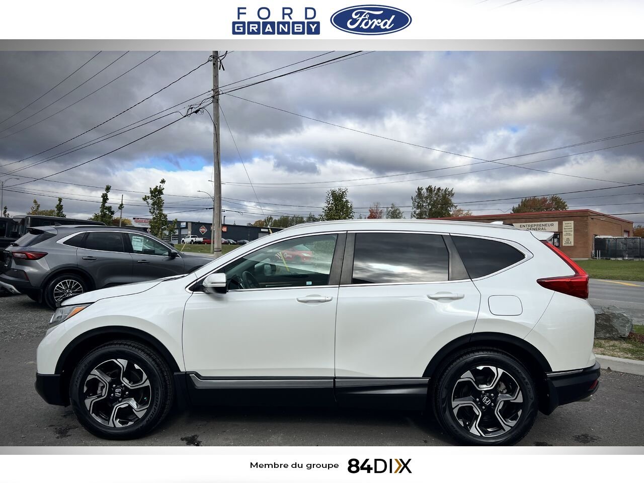 2017 Honda CR-V Touring White Granby - photo #7