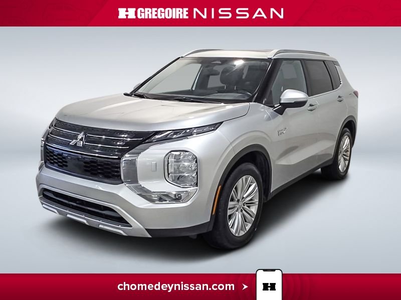 2024 Mitsubishi Outlander LE * AWD * Mag * Cuir * Hybrid 7 places White