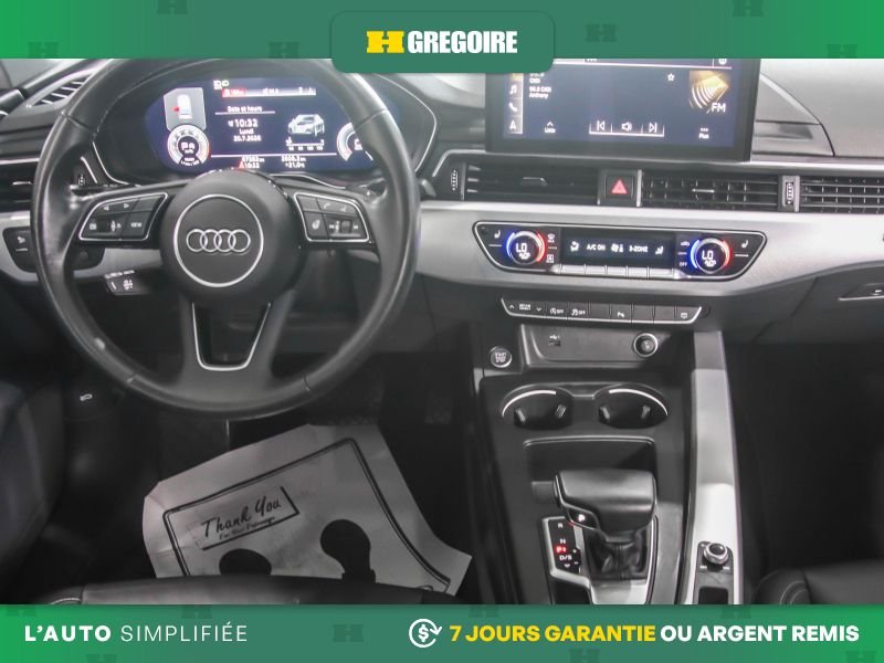 Audi A4 821306 | PROGRESSIVE AWD AUTO A/C CUIR TOIT NAV MAGS 2021 Noir Laval - photo #26