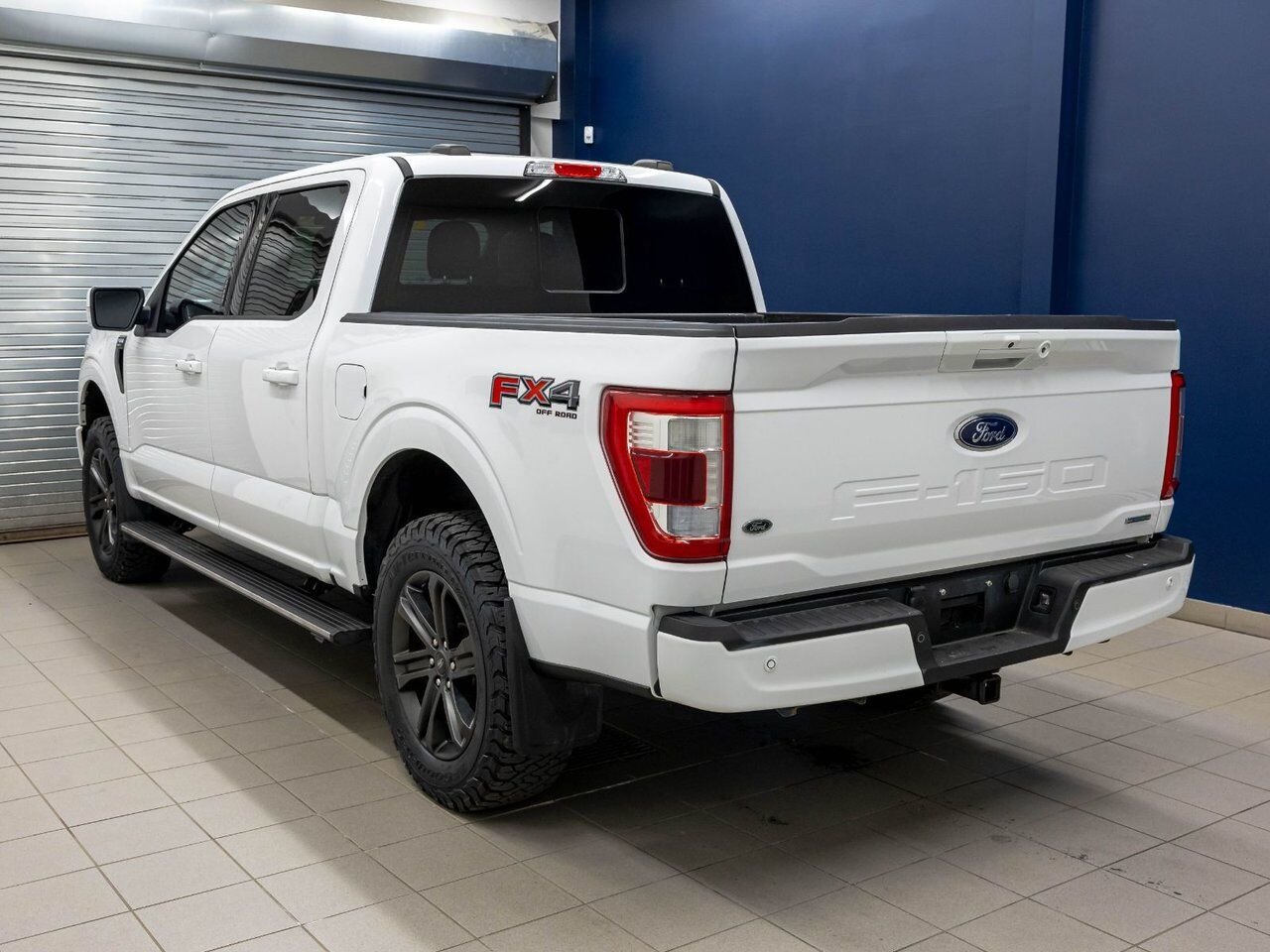 Ford F-150 LARIAT CREW 4X4 *TOIT* NAV CUIR SIÈGES VENTIL B&O 2021 Blanc Saint-Jérôme - photo #7