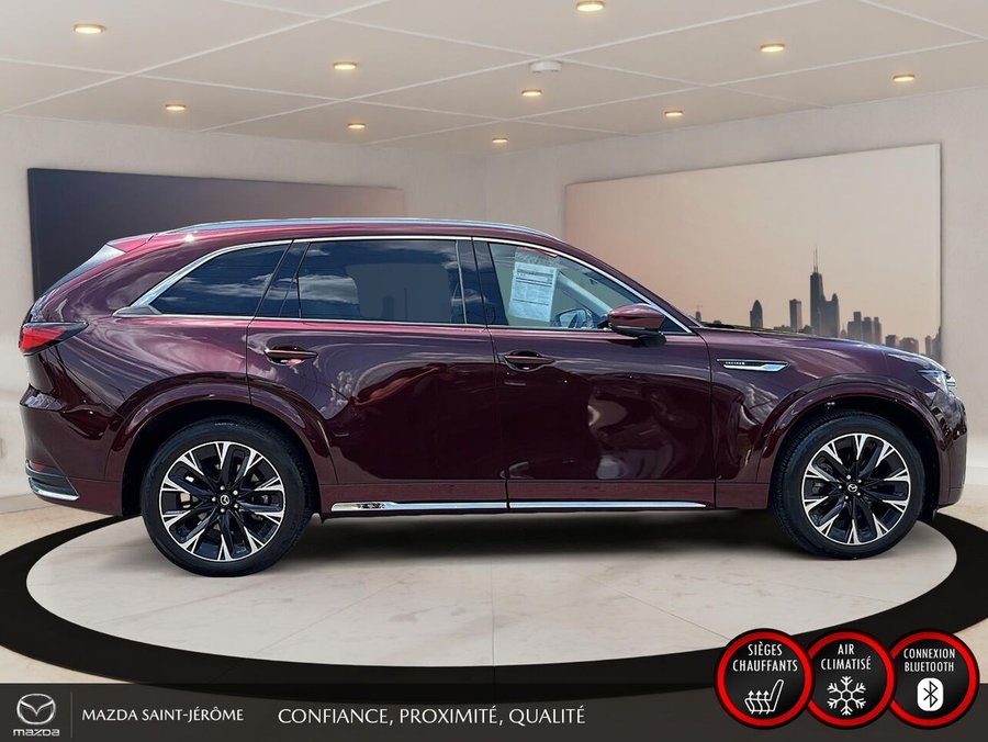 2025 Mazda CX-90 hybride léger Signature | TOIT OUVRANT | CAMÉRA 360 | Red