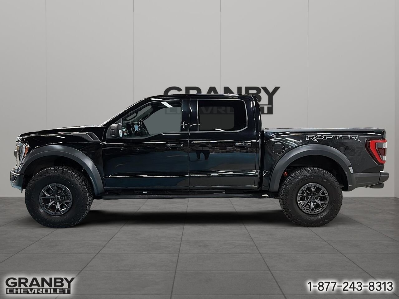 2021 Ford F-150 Raptor SuperCrew 4RM caisse de 5,5 pi | 26-0610A Black Granby - photo #7