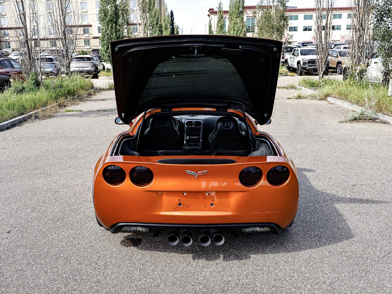 2007 Chevrolet Corvette 2dr Cpe Z06 Orange Sherwood Park - photo #15