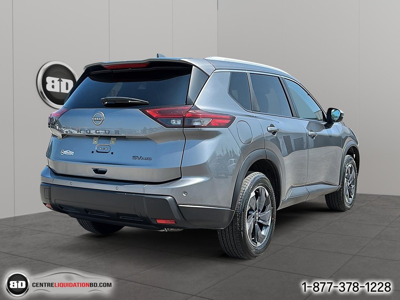Nissan Rogue SV TI avec ensemble toit ouvrant | A8714 2024 Argent Granby - photo #5