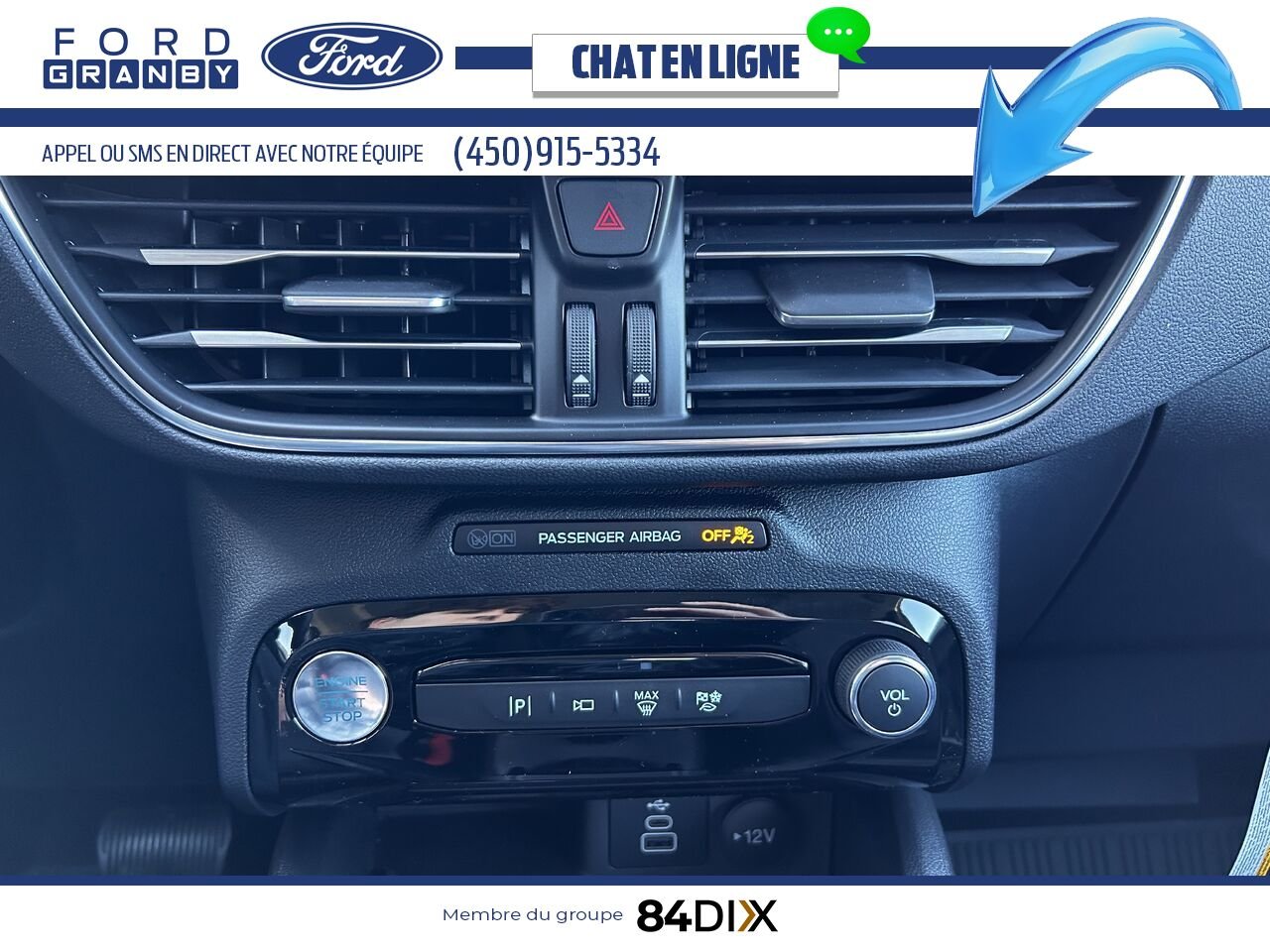 Ford Escape 2025 Noir agate métallisé Granby - photo #15