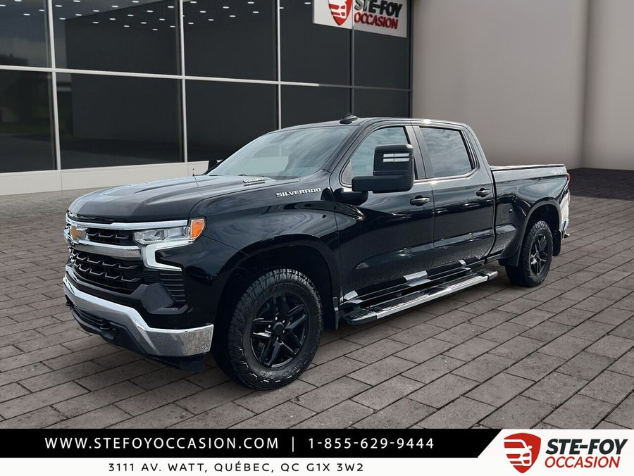 Chevrolet Silverado 1500 DURAMAX LT CREW CAB SUSPENSION PACK GROUP 1LT 2022 Noir