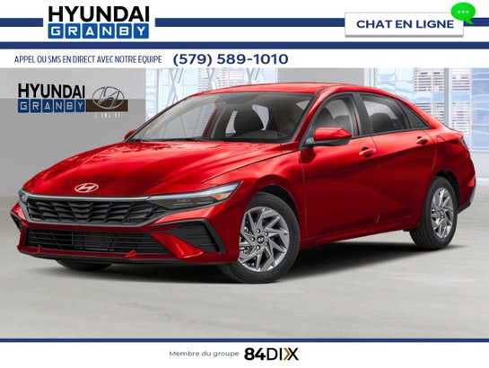 HYUNDAI Elantra Preferred IVT avec ensemble technologie 2026 Rouge ultime