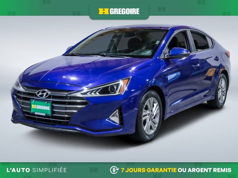 Hyundai Elantra Preferred AUTO AC GR ELEC MAGS CAM RECULE BLUETOOT 2020 Bleu