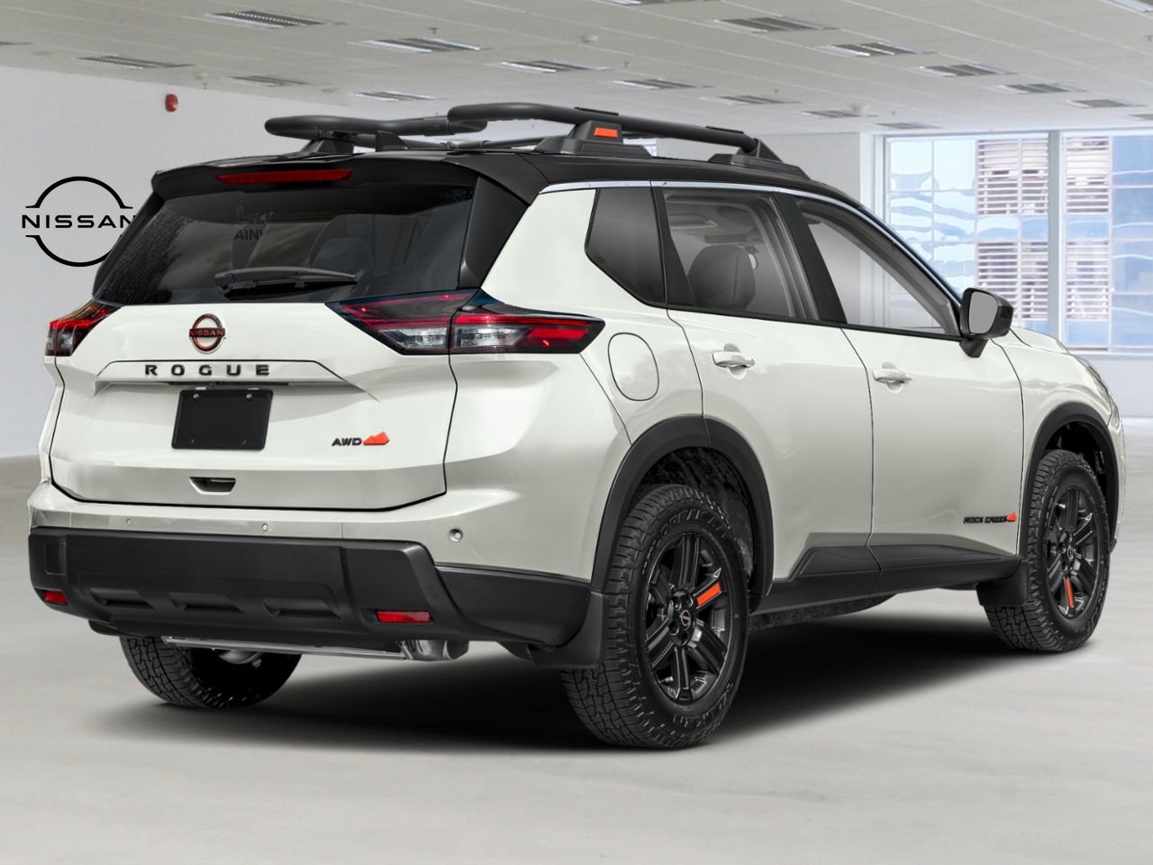 Nissan Rogue 2026 Blanc Everest triple couche deux tons Blainville - photo #1