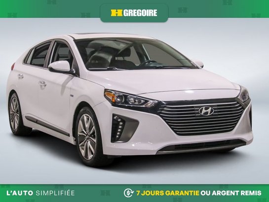 2019 Hyundai IONIQ LUXURY AUTO A/C CUIR TOIT MAGS CAM RECUL BLUETOOTH White