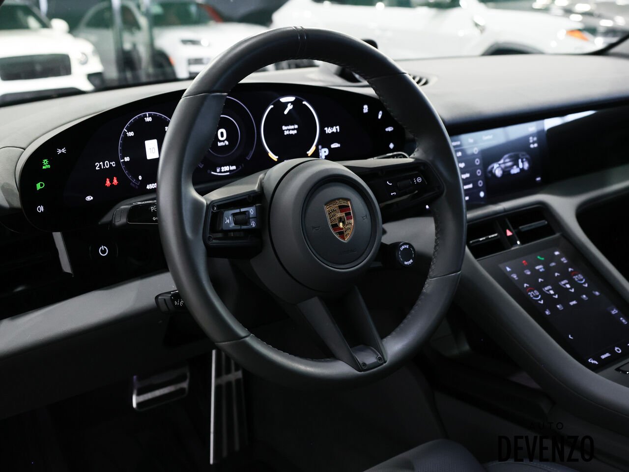 Porsche Taycan 2022 Gris Saint-Eustache - photo #12