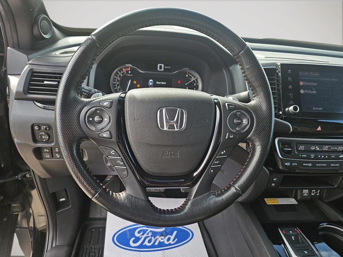 Honda Ridgeline 63171A | Black Edition Traction Intégrale 2022 Noir Val-d'Or - photo #10
