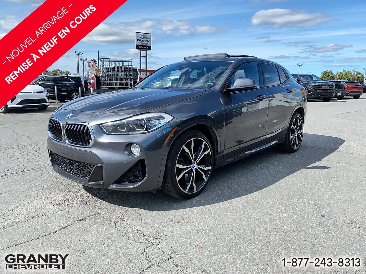 BMW X2 xDrive28i coupé pour activités sportives | 27-0112A 2020 Gris Granby - photo #0