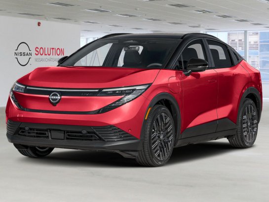 2027 NISSAN LEAF LEAF PLATINUM+ Coulis Red Metallic/Black