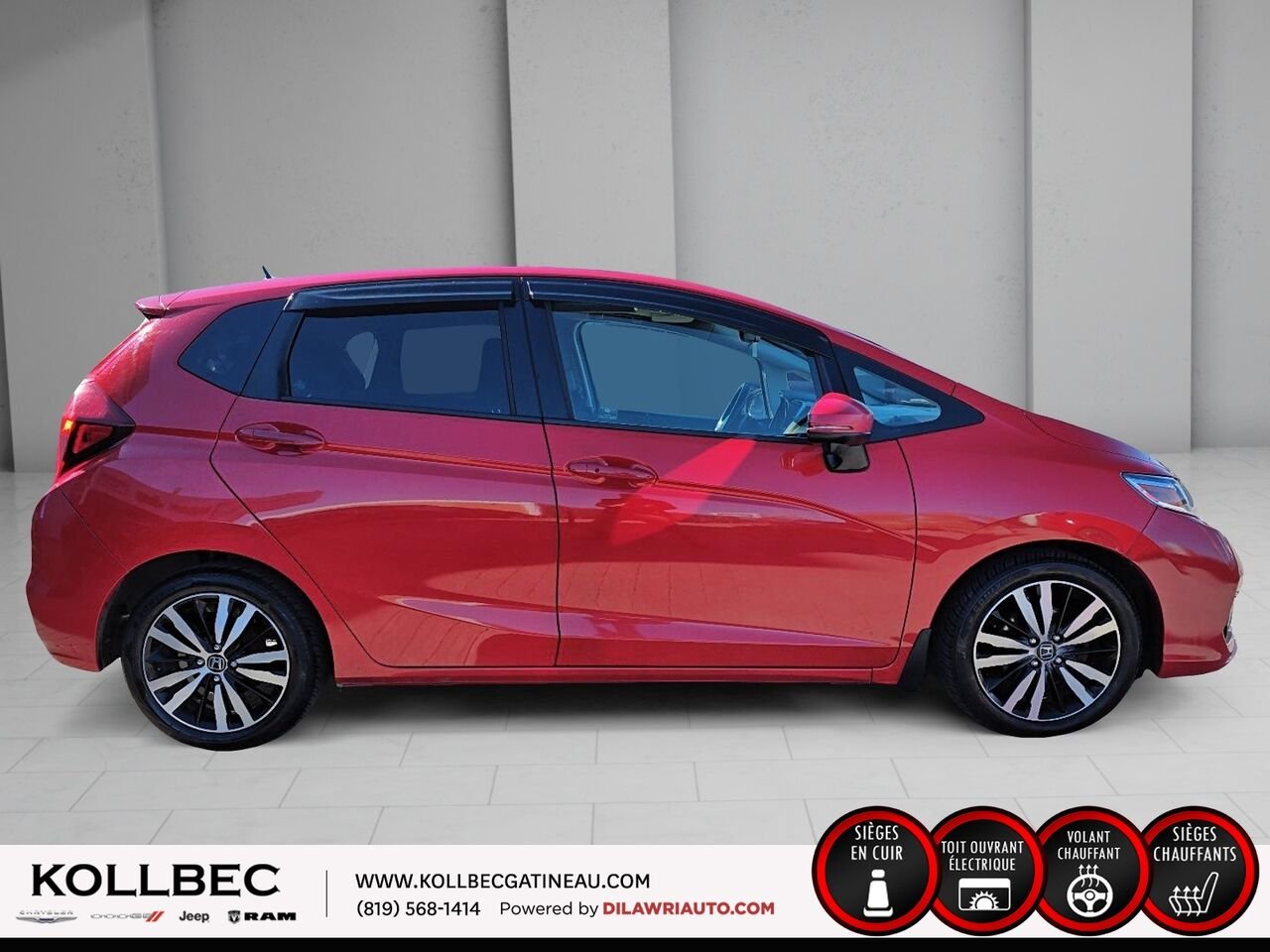 HONDA FIT EX-L Navi 2018 Rouge Ottawa & Gatineau - photo #13