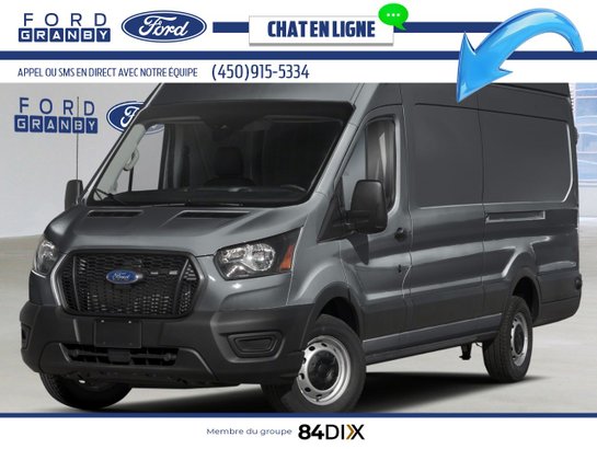 2025 Ford Transit Cargo Van T-350 TI toit surélevé 148 po PNBV de 9 500 lb Carbonized Grey Metallic